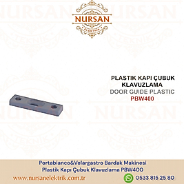Portabianco&Velargastro Bardak Makinesi  Plastik Kapı Çubuk Klavuzlama PBW400