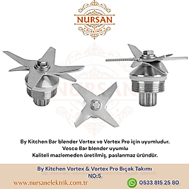 By Kitchen Vortex & Vortex Pro Bıçak Takımı