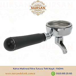 Kahve Makinesi Filtre Tutucu Tekli Kaşık -FAEMA
