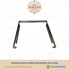 İNOKSAN HAVUZ KEMER SACI BYM102 AISI 304SB