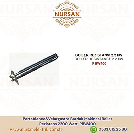 Portabianco&Velargastro Bardak Makinesi Boiler Rezistans 2200 Watt  PBW400
