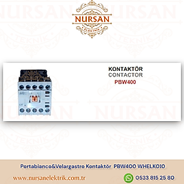 Portabianco&Velargastro Kontaktör  PBW400 WHELK010