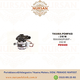 Portabianco&Velargastro Yıkama Motoru 310W  PBW400 WHP007