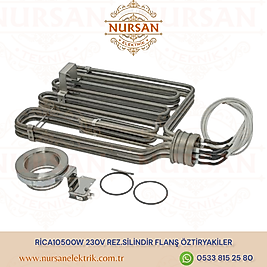 RİCA 10500W 230V REZ.SİLİNDİR FLANŞ ÖZTİRYAKİLER