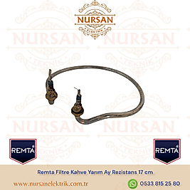Remta Filtre Kahve Yarım Ay Rezistans 17 cm