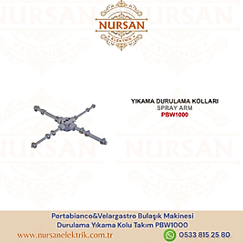 Portabianco&Velargastro Bulaşık Makinesi  Durulama Yıkama Kolu Takım PBW1000