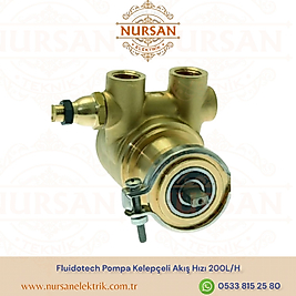 Fluidotech Pompa Kelepçeli Akış Hızı 200L/H