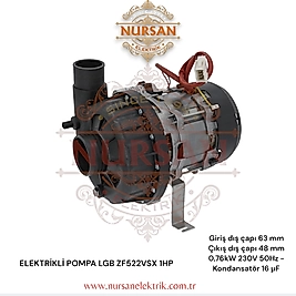 Lgb & Fır ZF-522VSX Bulaşık Yıkama Makinesi Motoru