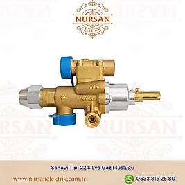 Sanayi Tipi 22 S Lva Gaz Musluğu
