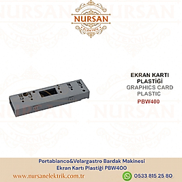 Portabianco&Velargastro Bardak Makinesi  Ekran Kartı Plastiği PBW400