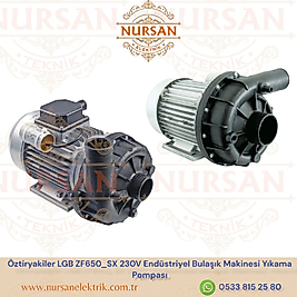 Öztiryakiler LGB ZF650_SX 230V Endüstriyel Bulaşık Makinesi Yıkama Pompası