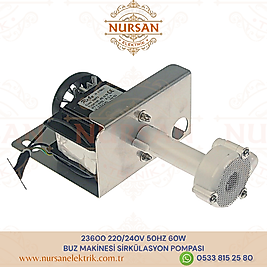 23600 220/240V 50HZ 60W BUZ MAKİNESİ SİRKÜLASYON POMPASI