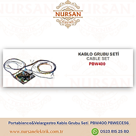 Portabianco&Velargastro Kablo Grubu Seti  PBW400 PBWECE56