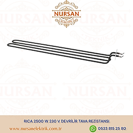 RICA 2500 W 230 V DEVRİLİR TAVA REZİSTANSI