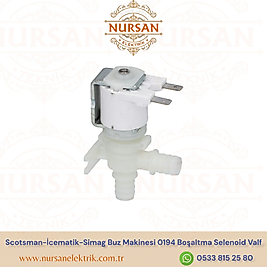 Scotsman-İcematic-Simag Buz Makinesi 0194 Boşaltma Selenoid Valf
