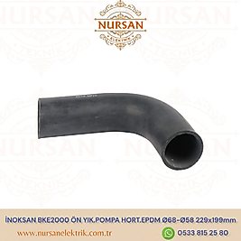 İNOKSAN BKE2000 ÖN YIK.POMPA HORT.EPDM Ø68-Ø58 229x199mm
