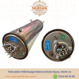 Öztiryakiler 1080 Bulaşık Makinesi Boiler Kazanı, 48x14 cm