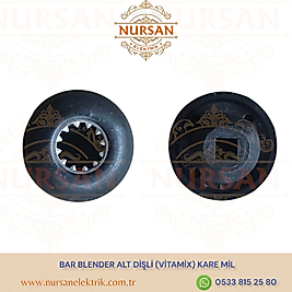 Bar Blender Alt Dişli (Vitamix) Kare Mil