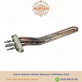 Kahve Makinesi Backer Rezistans 3500Watt 220V
