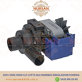 230V 50HZ 100W CLF LOTTO BUZ MAKİNESİ SİRKÜLASYON POMPASI