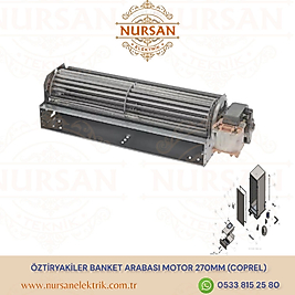 Öztiryakiler Banket Arabası Motoru 270 mm Coprel İTaly