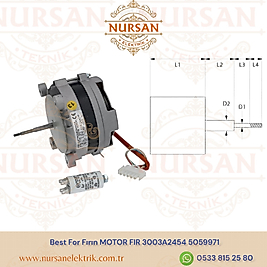 Bestfor Fırın Motor Fır italy 3003A2454