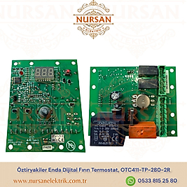 Öztiryakiler Enda Dijital Fırın Termostat, OTC411-TP-280-2R