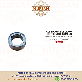 Portabianco&Velargastro Bulaşık Makinesi  Alt Yıkama Durulama Distribütörü Somuni  PBW500