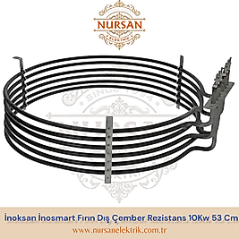 İnoksan İnosmart Fırın 6 Sarım 10 Kw Fırın Cember Rezistans