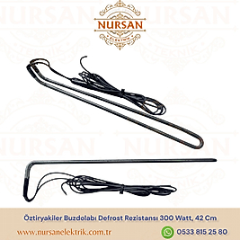 Öztiryakiler Buzdolabı Defrost Rezistansı 300 Watt, 42 Cm