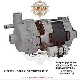 Lgb-Fır ELEKTRİKLİ POMPA LGB ZF121SX 0.40HP