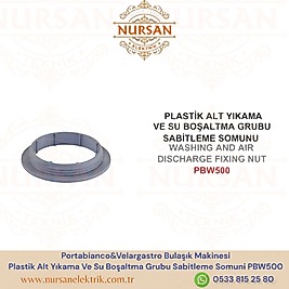 Portabianco&Velargastro Bulaşık Makinesi  Plastik Alt Yıkama Ve Su Boşaltma Grubu Sabitleme Somuni PBW500