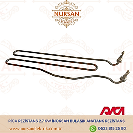 İnoksan Rica Rezistans Bulaşık Makinesi 2.7 Kw Isıtma Aksamı