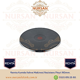 Remta Kumda Kahve Makinesi Rezistans Pleyt 180mm