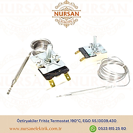 Öztiryakiler Fritöz Termostat 190°C, EGO 55.13039.430