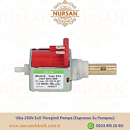 Ulka 230V Ex5 Titreşimli Pompa (Espresso Su Pompası)