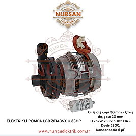 Lgb-Fır ELEKTRİKLİ POMPA LGB ZF143SX 0.33HP