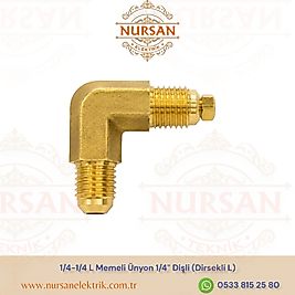 1/4-1/4 L Memeli Ünyon 1/4″ Dişli (Dirsekli L)