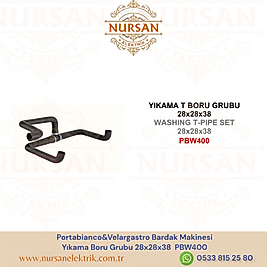 Portabianco&Velargastro Bardak Makinesi  Yıkama Boru Grubu 28x28x38  PBW400