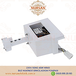 230V 50HZ 45W NR40 BUZ MAKİNESİ SİRKÜLASYON POMPASI