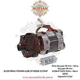 Lgb-Fır ELEKTRİKLİ POMPA LGB ZF130DX 0.27HP