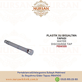 Portabianco&Velargastro Bulaşık Makinesi  Su Boşaltma Gider Tapası PBW500