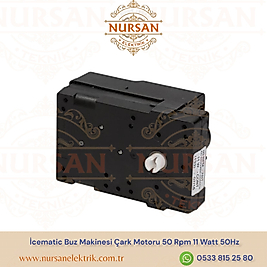 İcematic Buz Makinesi Çark Motoru 50Hz 11Watt 50Rpm
