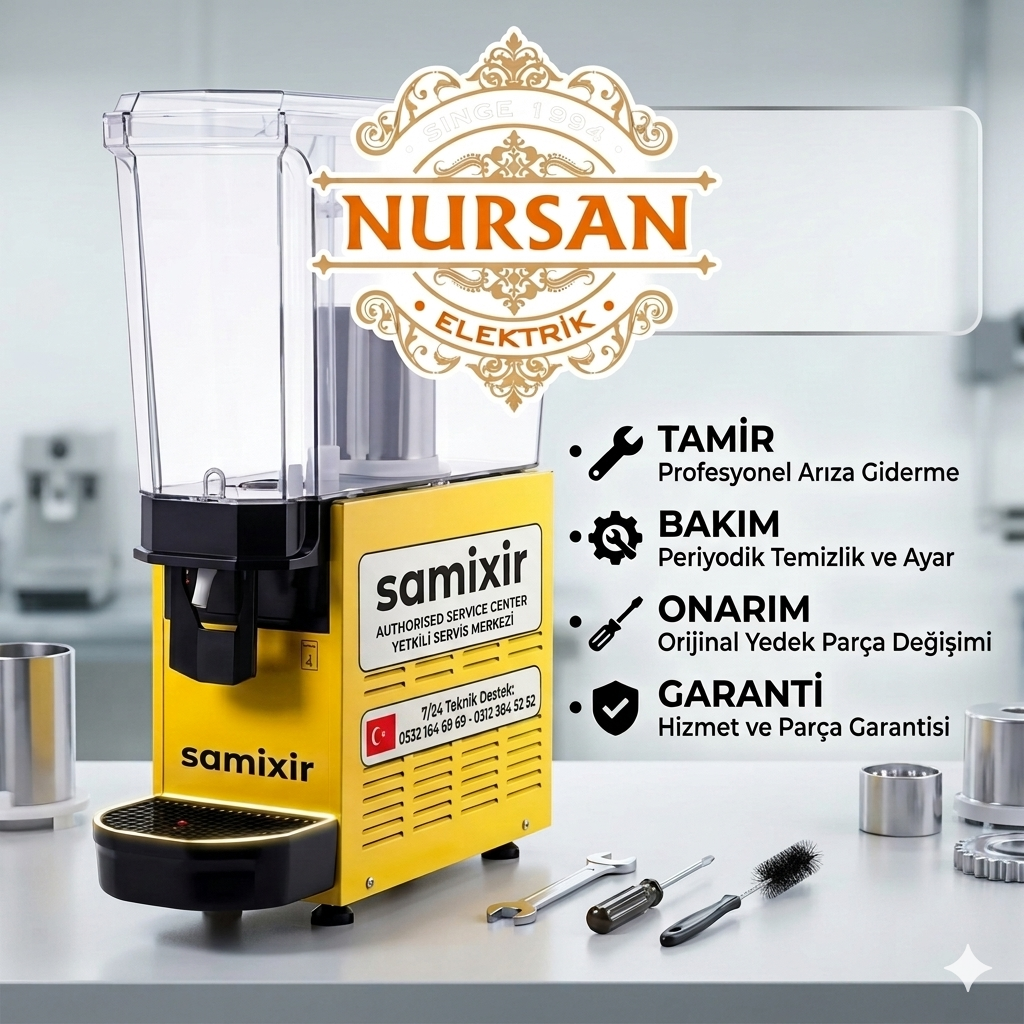 Samixir Limonata Makinesi Servisi Ankara Samixir Limonata Makinesi Yetkili Servis Ankara 0532 164 69 69