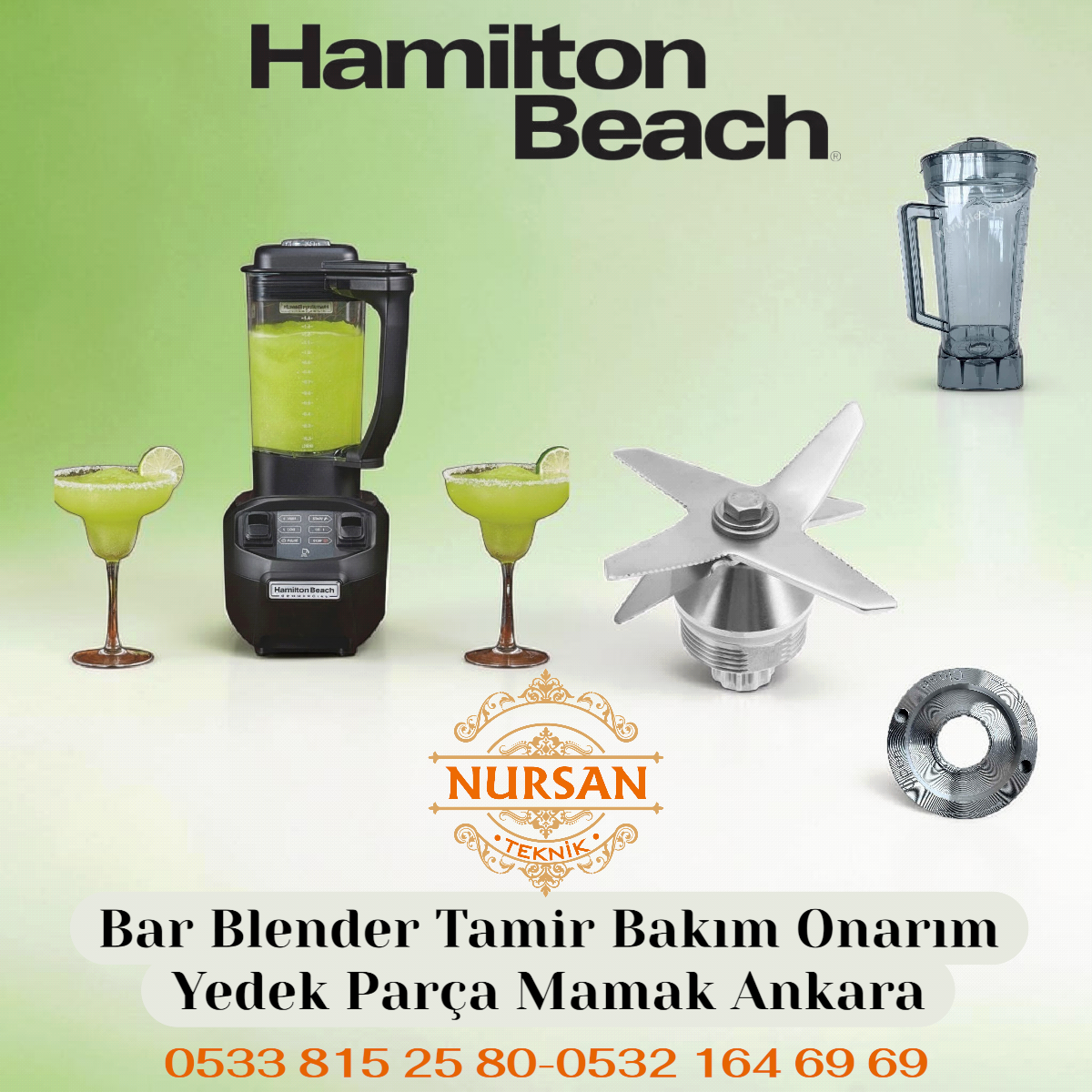 Hamilton Beach Bar Blender Servisi Tamir Ve Bakım Onarımı